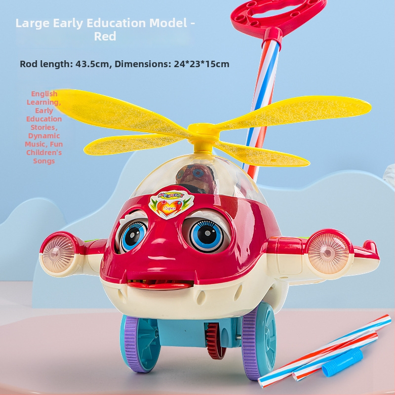 Detské chodítko s rozprávkou — multifunkčná predškolská hračka, plast, 0–3 roky, rozvíja koordináciu ruky a oka