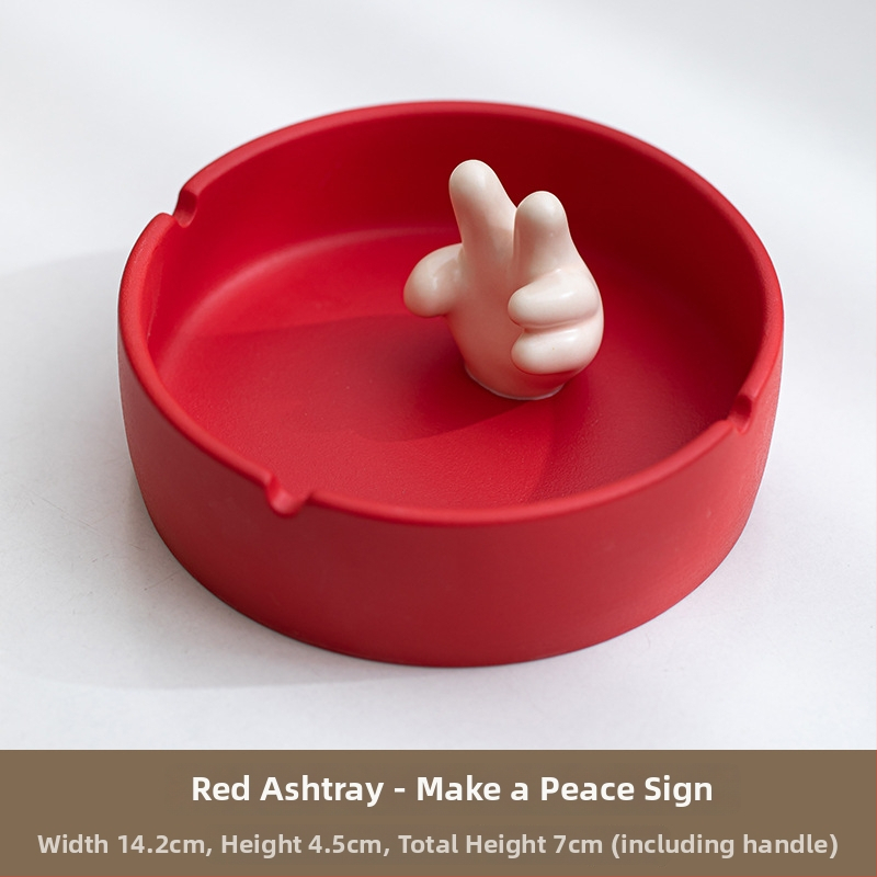 Keramický popolník s mačkou z karikatúry – vetru odolný, s tlačou loga, na dekoráciu a skladovanie, zbierka