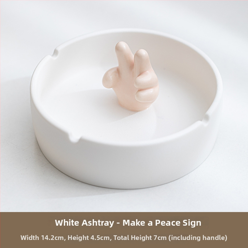 Keramický popolník s mačkou z karikatúry – vetru odolný, s tlačou loga, na dekoráciu a skladovanie, zbierka