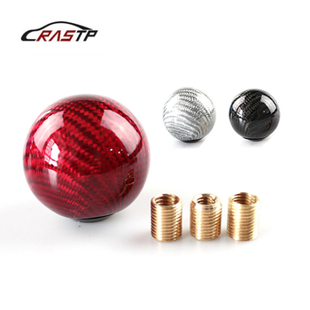 SFN031 Karbónová hlava radiacej páky, kruhový vlnitý dizajn, pre automatickú prevodovku, kompatibilná s väčšou väčšinou modelov