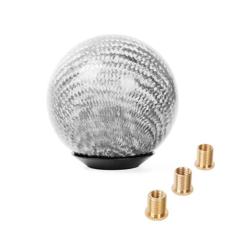 SFN031 Karbónová hlava radiacej páky, kruhový vlnitý dizajn, pre automatickú prevodovku, kompatibilná s väčšou väčšinou modelov