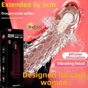 OLO set vibračných kryštálov s drakom pre dospelých — elektrické ovládanie, mäkký gél materiál, lubrikant súčasťou, 5-ročná záruka