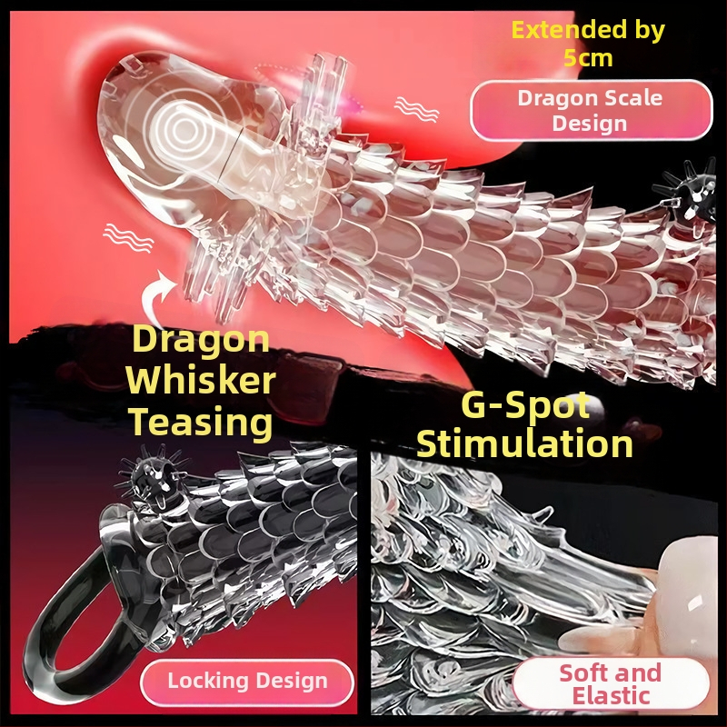 OLO drakona zvīņu vibrācijas kristālu komplekts pieaugušajiem — elektriskā kontrole, mīksts želejas materiāls, iekļauts lubrikants, 5 gadu garantija