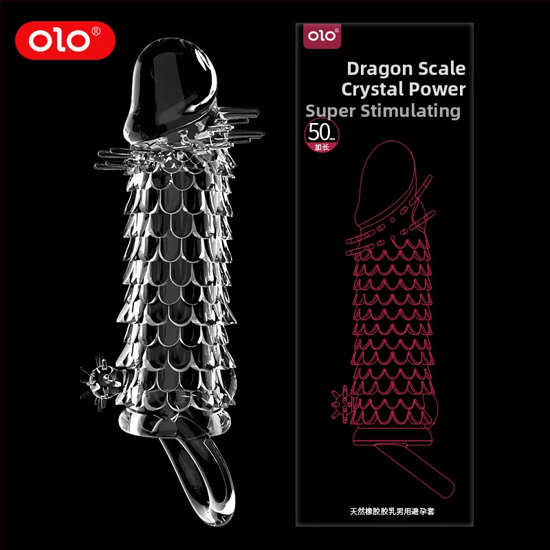 OLO set vibračných kryštálov s drakom pre dospelých — elektrické ovládanie, mäkký gél materiál, lubrikant súčasťou, 5-ročná záruka