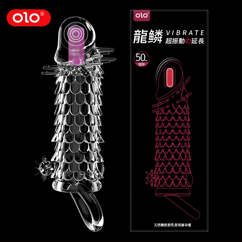 OLO set vibračných kryštálov s drakom pre dospelých — elektrické ovládanie, mäkký gél materiál, lubrikant súčasťou, 5-ročná záruka