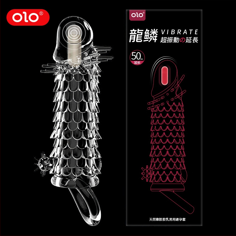 OLO set vibračných kryštálov s drakom pre dospelých — elektrické ovládanie, mäkký gél materiál, lubrikant súčasťou, 5-ročná záruka