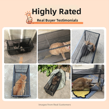 Power catch Automatinė kačių gaudyklė narvas — skirta didelių graužikų gaudymui, gyvūnų gelbėjimo narvas namų ir benamiams katėms, netoksiška tvirta konstrukcija