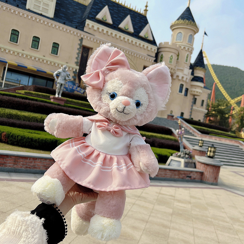 Lina Belle plyšová bábika – krátky plyš, výplň PP bavlna, prispôsobiteľná podľa výkresov, vhodná pre vek 15–35 rokov