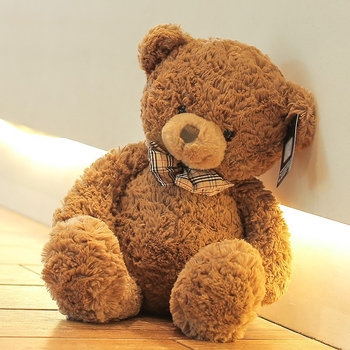 Claire Bear Plyšová bábika — Super Soft Short Plush, Výplň PP Bavlna, Model: Zviera, Vhodné pre vek 15–35 rokov