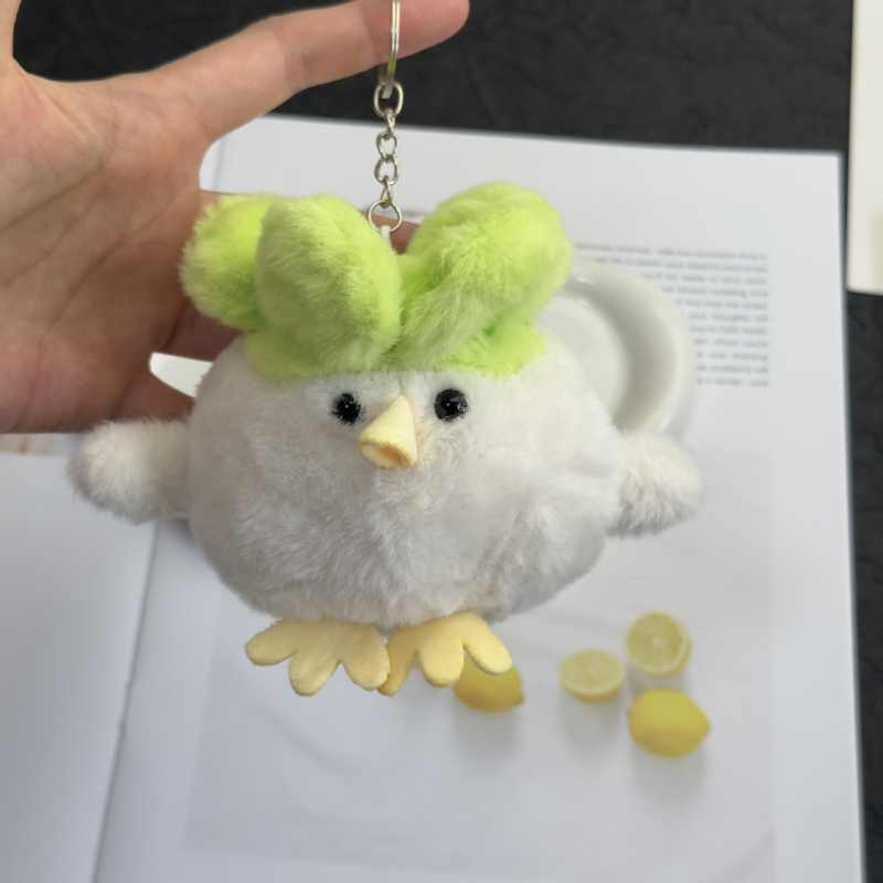 Garlic Bird plyšová hračka - zvierací model, plyšový materiál, výplň PP bavlna, prispôsobenie podľa vzorky, balené v sieťovej taške