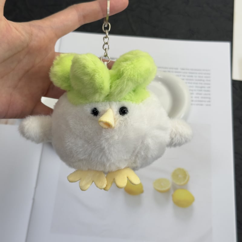 Garlic Bird plyšová hračka - zvierací model, plyšový materiál, výplň PP bavlna, prispôsobenie podľa vzorky, balené v sieťovej taške