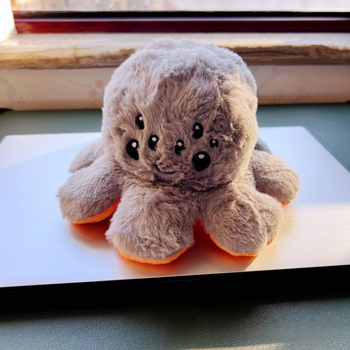 Plyšová hračka pre bábätká 0–3 roky: obojstranná tekvica-chobotnica, super jemný krátky plyš, výplň z plyšu, balená v farebnej krabici