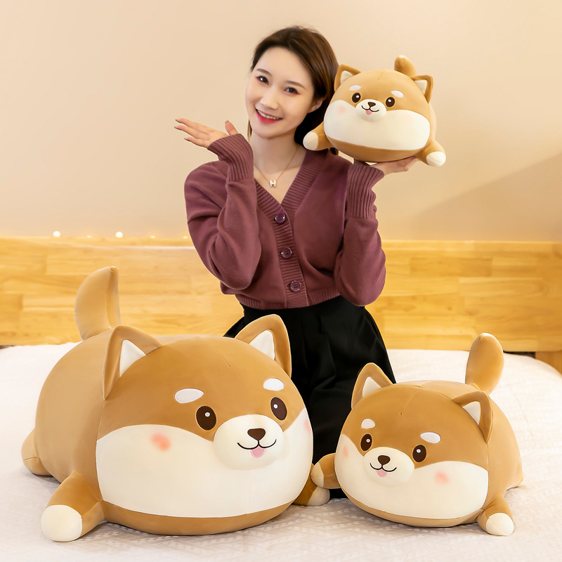 Shiba Inu plyšová hračka – výplň Down Cotton, prispôsobiteľná, pre vek 7–14 rokov