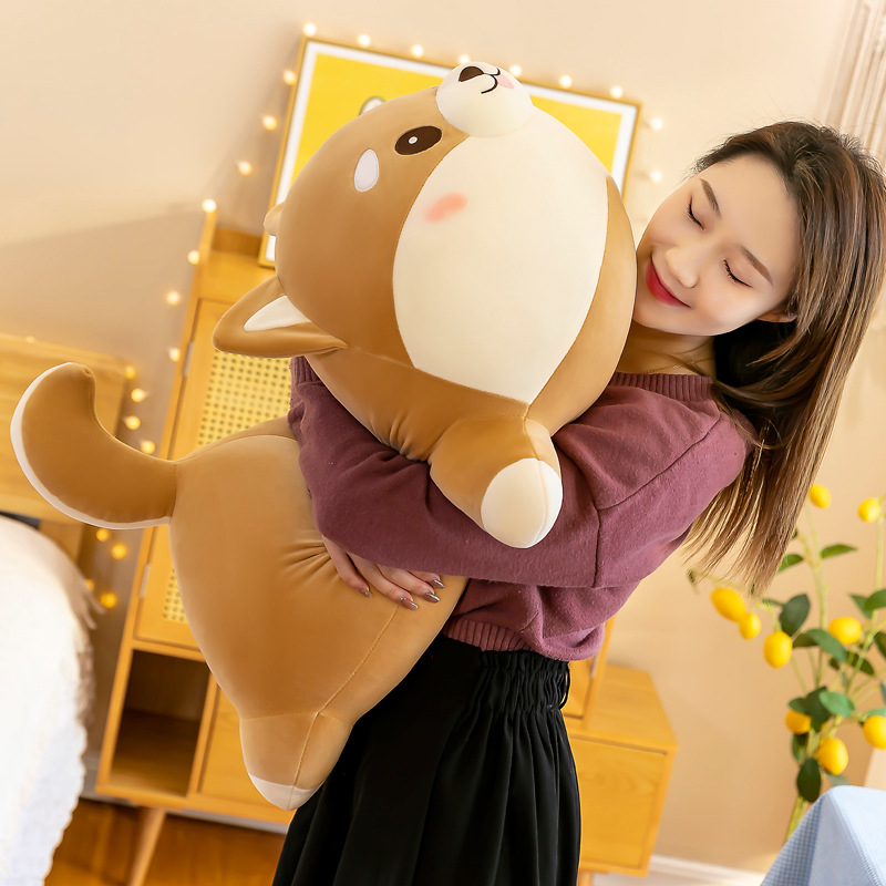 Shiba Inu plyšová hračka – výplň Down Cotton, prispôsobiteľná, pre vek 7–14 rokov