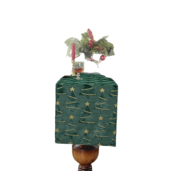 Plyšový stolný prapor s vianočným motívom – polyester, hlavný komponent 100%, značka Jun cong