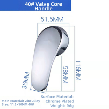 Umývadlová batéria s jednou rukoväťou zo zliatiny, Lingfa, moderný minimalistický štýl