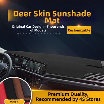 Podložka proti oslneniu palubnej dosky auta, semišový interiérový doplnok, značka Strength Factory, bez prispôsobovania, bez tlače loga