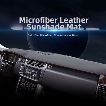 Podložka proti oslneniu palubnej dosky auta, semišový interiérový doplnok, značka Strength Factory, bez prispôsobovania, bez tlače loga