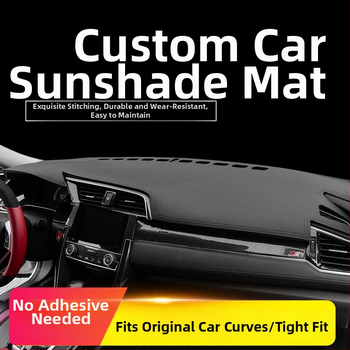 Podložka proti oslneniu palubnej dosky auta, semišový interiérový doplnok, značka Strength Factory, bez prispôsobovania, bez tlače loga