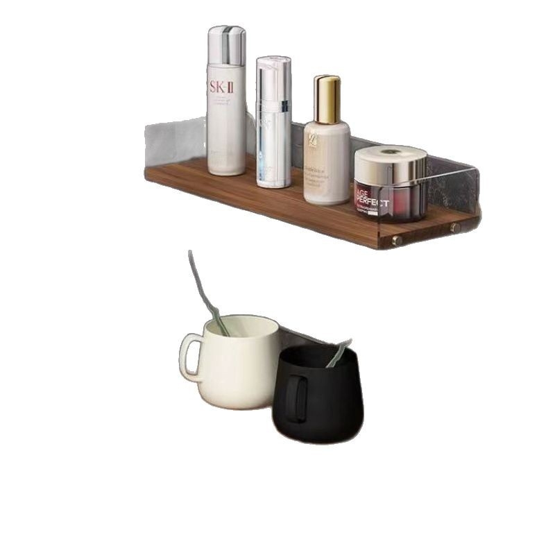 Akrylový stolný stojan na make-up s pruhovaným vzorom, kozmetická vitrína, balenie 30 kusov