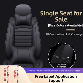 Set poťahov sedadiel pre automobil pre vybrané modely – štvorsezónny univerzálny, odolný voči opotrebeniu, povrch z polyesteru, výplň z peny, lem s prešívaním