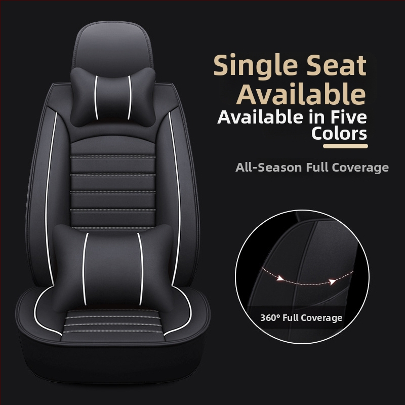 Set poťahov sedadiel pre automobil pre vybrané modely – štvorsezónny univerzálny, odolný voči opotrebeniu, povrch z polyesteru, výplň z peny, lem s prešívaním