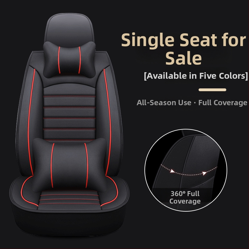 Set poťahov sedadiel pre automobil pre vybrané modely – štvorsezónny univerzálny, odolný voči opotrebeniu, povrch z polyesteru, výplň z peny, lem s prešívaním