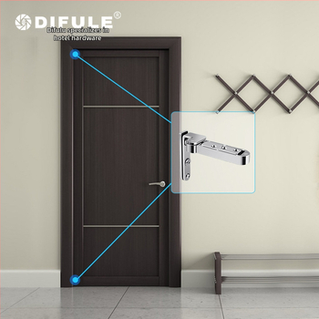 Ložiskový pánt na dvere s 3D nastaviteľnou otočnou osou, horná a dolná, zliatina zinku, niklové povrchové úpravy, model L040, DIFULE