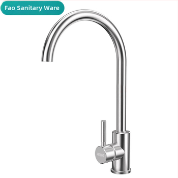 FA-1204 kuchynský mixér z 304 nerezovej ocele • keramické jadro ventilu • menovitý tlak 15 MPa • prevádzková teplota 0–100 °C