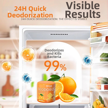 Meidunbang Chladničkový dezodoračný osviežovač vzduchu – 150 g, Pomarančová vôňa
