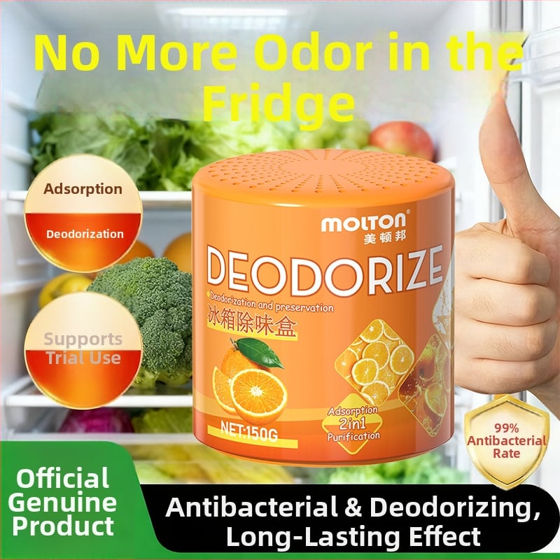 Meidunbang Chladničkový dezodoračný osviežovač vzduchu – 150 g, Pomarančová vôňa