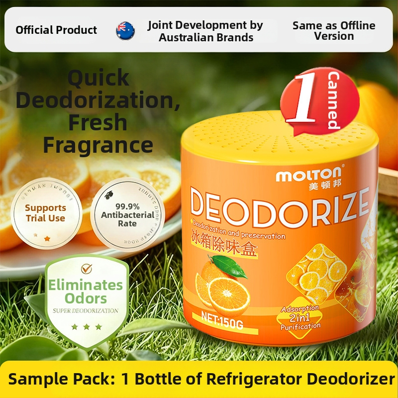 Meidunbang Chladničkový dezodoračný osviežovač vzduchu – 150 g, Pomarančová vôňa