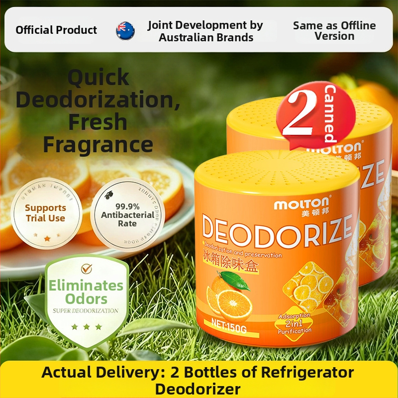 Meidunbang Chladničkový dezodoračný osviežovač vzduchu – 150 g, Pomarančová vôňa