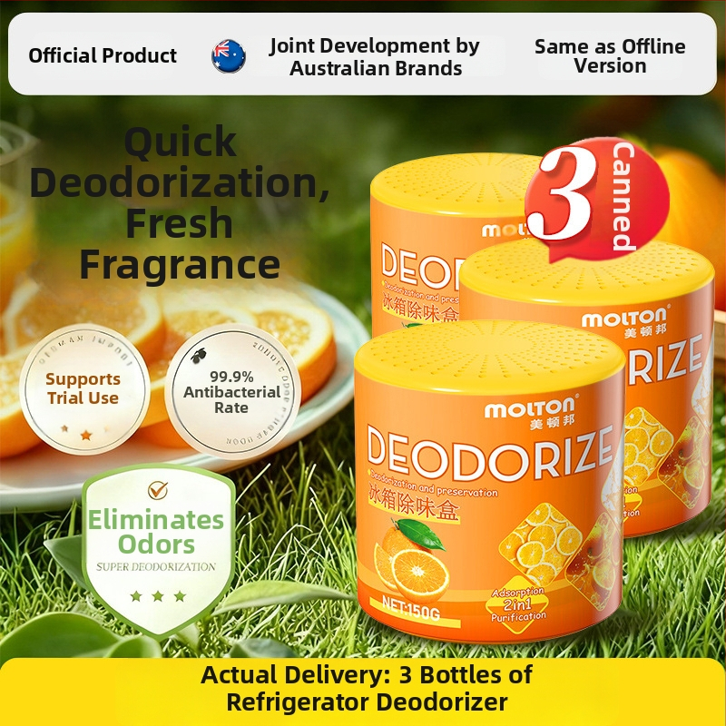 Meidunbang Chladničkový dezodoračný osviežovač vzduchu – 150 g, Pomarančová vôňa