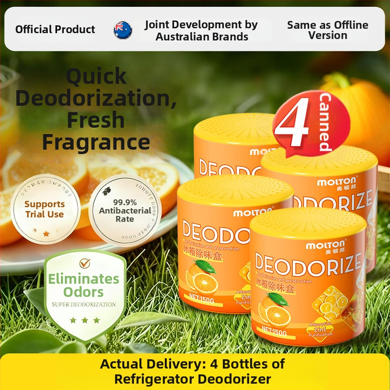 Meidunbang Chladničkový dezodoračný osviežovač vzduchu – 150 g, Pomarančová vôňa