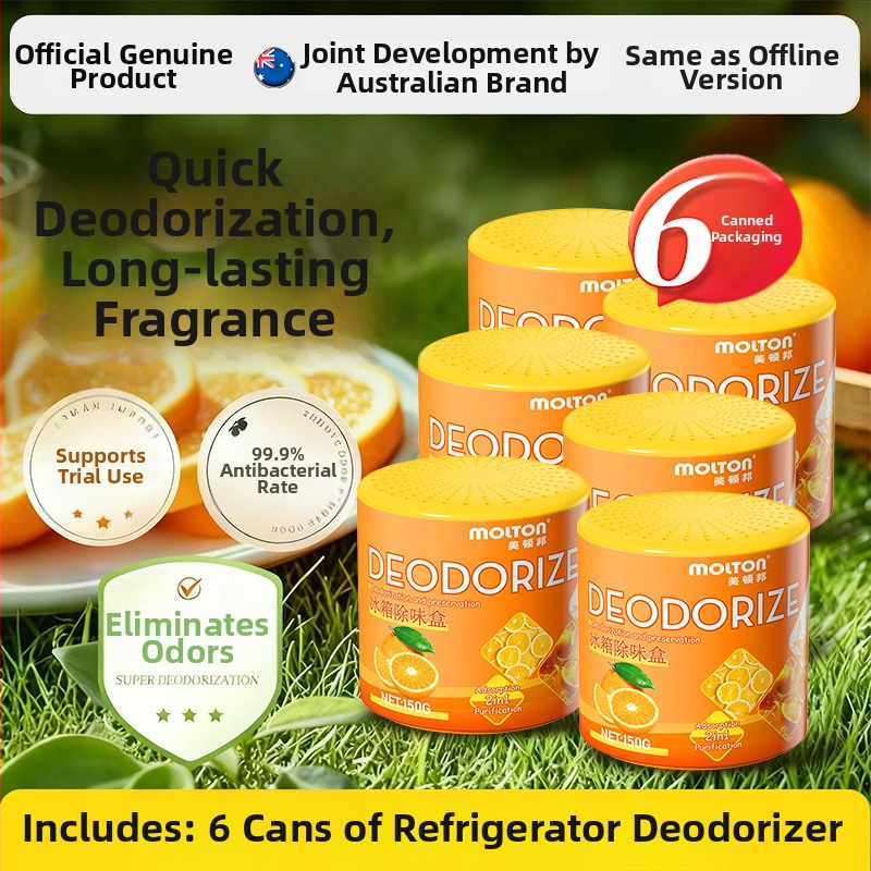 Meidunbang Chladničkový dezodoračný osviežovač vzduchu – 150 g, Pomarančová vôňa