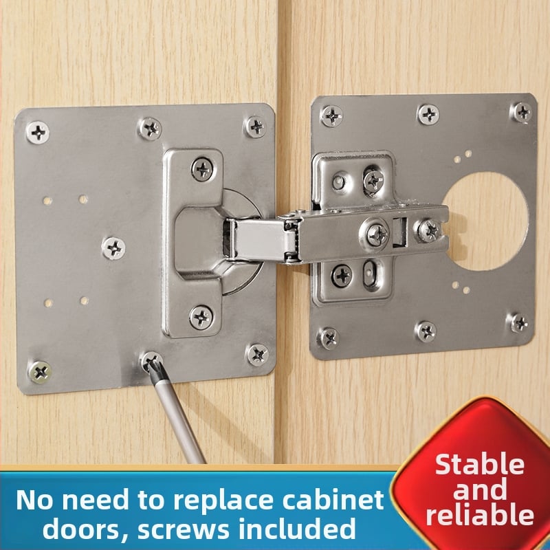 Opravná doska na pánty skrinky, model 1034, obyčajný štvorcový pánt, nerezová oceľ, povrchová úprava: bežná, štýl: ľahký luxus