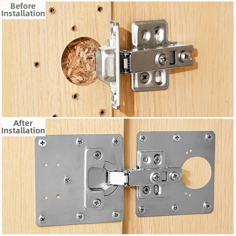 Spintelės durelių šarnyro remontinė plokštė, modelis 1034, įprastas kvadratinis šarnyras, nerūdijantis plienas, paviršiaus apdaila: bendro pobūdžio, stilius: lengvas prabanga