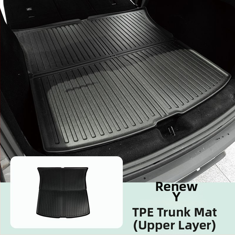 Tesla Model Y sada rohoží do batožinového priestoru – Materiál: TPE; Pre konkrétny model vozidla; Pôvod: Guangzhou; Číslo položky: 08