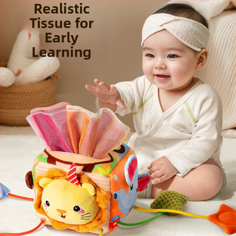 Gultas zvaniņa rotaļlieta ar karabīnu – ABS bērnu rotaļlieta (0–3 gadi), attīsta satveršanu un maņas