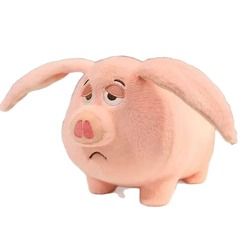 Plyšové prasiatko - pohovkové kreslo s kolieskami, ultra-mäkký krátky plyš, model zviera, multifunkčné, prispôsobiteľné (Kód produktu Bc6aZ4bS)