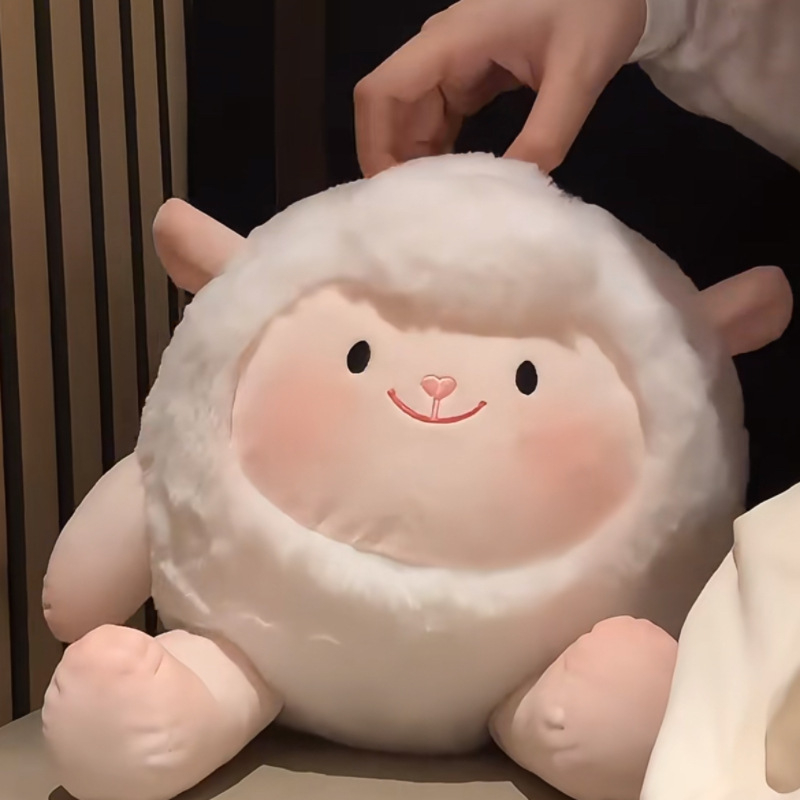 Detská plyšová hračka‑vankúš, super mäkký krátky plyš, výplň z flanelu, vhodná pre vek 0–3 rokov, balené v farebnej škatuli