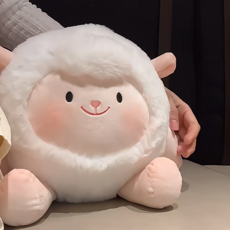 Detská plyšová hračka‑vankúš, super mäkký krátky plyš, výplň z flanelu, vhodná pre vek 0–3 rokov, balené v farebnej škatuli