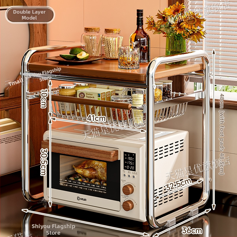 5-poschodový stojan na podlahe s kolieskami z uhlíkovej ocele – otočný, vlhkosť odolný organizér pre kuchyňu, spálňu a obývačku