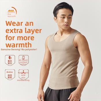 De Velvet bavlnená teplá vesta s V-krkom, jednovrstvá, mimoriadne hrubá látka