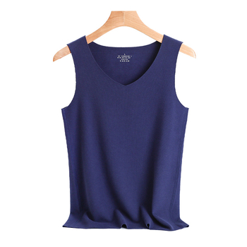 De Velvet bavlnená teplá vesta s V-krkom, jednovrstvá, mimoriadne hrubá látka