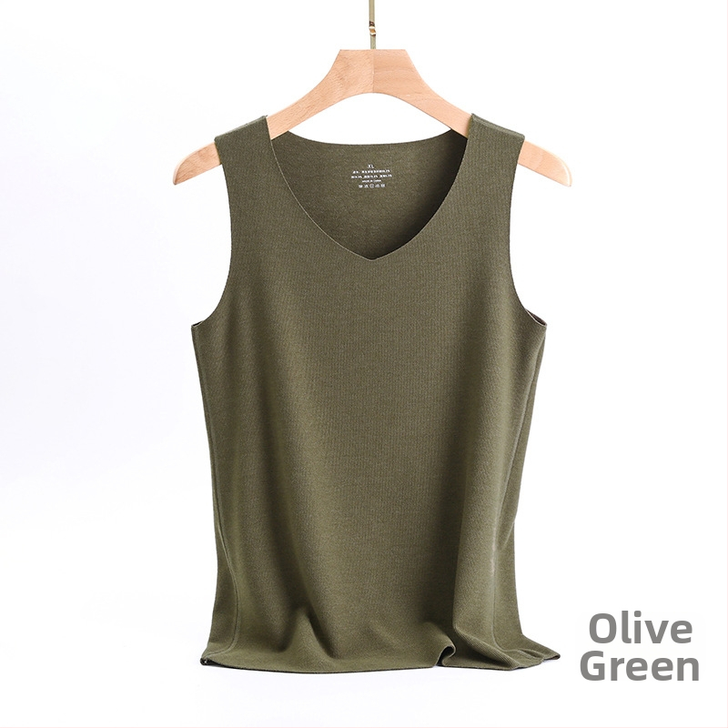 De Velvet bavlnená teplá vesta s V-krkom, jednovrstvá, mimoriadne hrubá látka