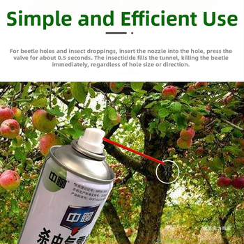 Insekticíd pre ovocné stromy – broskyňový a figový strom – kontroluje bore a ďalšie škodcov – WP20150149, veľmi toxický