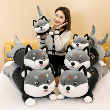 Husky plyšová bábika, výplň Down Cotton, zvierací model, vhodné pre 7–14 rokov, možnosť prispôsobenia vzorky