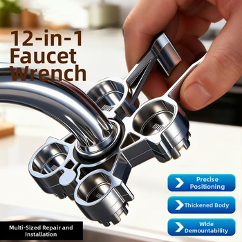 Rozoberací kľúč na aerátor kohútika – zinková zliatina, značka Xinnuoke, moderný minimalistický štýl